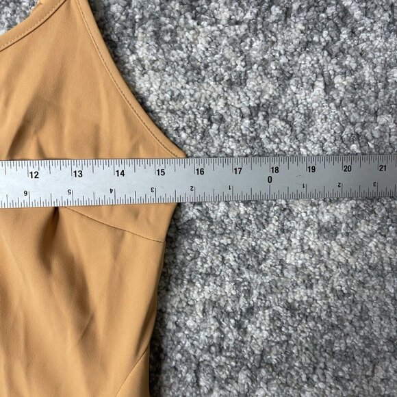 WAYF Dress Maxi Dress Side Crunch Orange Size 8 - Picture 4 of 11